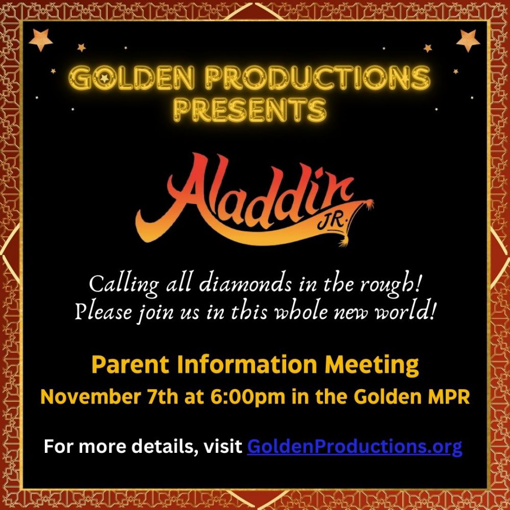 Aladdin Jr Announcement